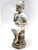 Vintage Casades Porcelain Seated Girl with Ponytail Eating Watermelon Figure