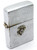 1958 Vintage Zippo Patent Pending Cigarette Lighter w/ US Marines Logo Emblem