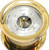 Vintage Chelsea Clock Co. Brass Cased Ship's Bell Holosteric Barometer Nautical