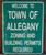 Welcome to Town of Allegany NY Vintage Retired Traffic Street Road Sign New York
