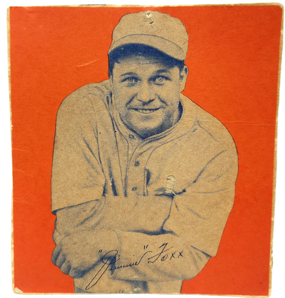 1930's Vintage Jimmie Foxx Wheaties Cereal Box Baseball Card Cutout Original