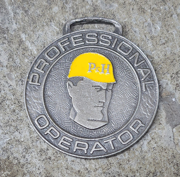 Vintage P&H Mining Operator Pocket Watch Fob Pawling & Harnischfeger Milwaukee