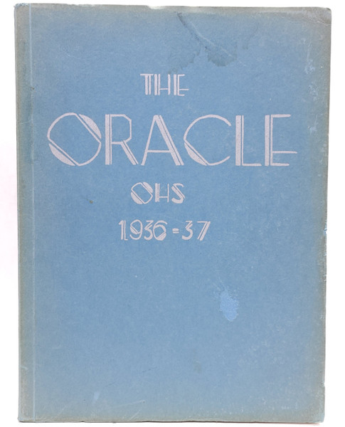 1937 Oracle - Oakfield-Alabama Central School High School Yearbook - Oakfield NY