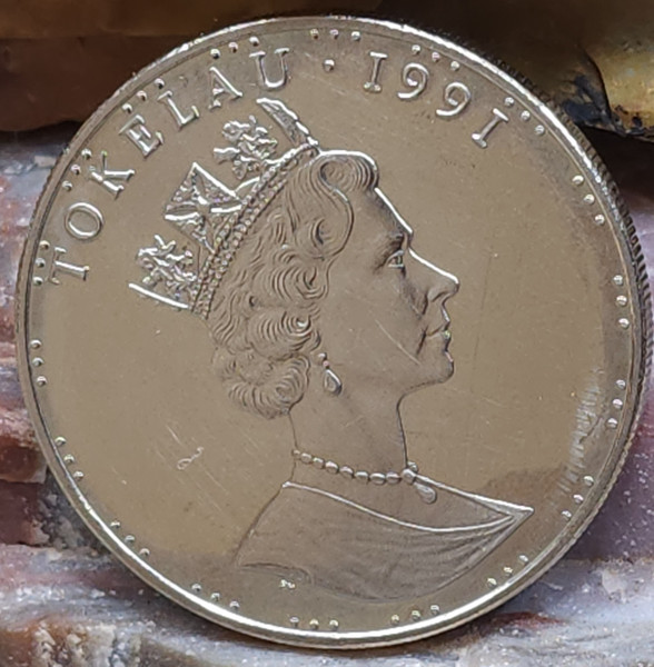 1991 Tokelau $5 Pearl Harbor Uncirculated Coin