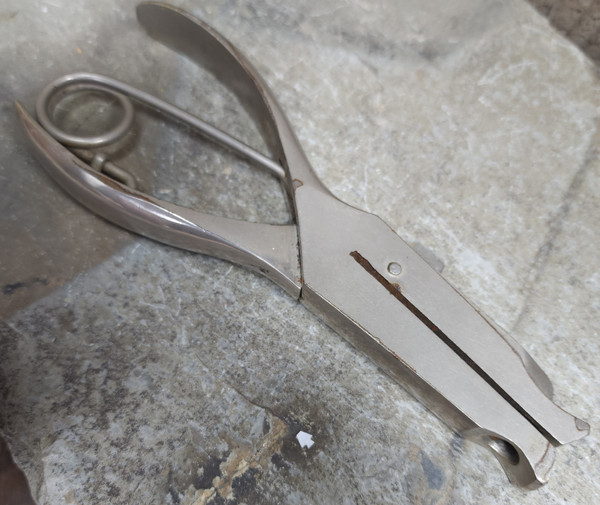 Vintage PDH Pennsylvania Department of Highways Keystone Shape Ticket Punch Tool