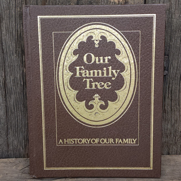 1977 NOS Our Family Tree Unused A History of Our Family Hardcover Book Blank