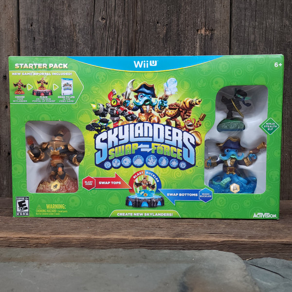 NOS WiiU Skylanders Swap Force Starter Pack Nintendo Wii U Video Game NIP in Box