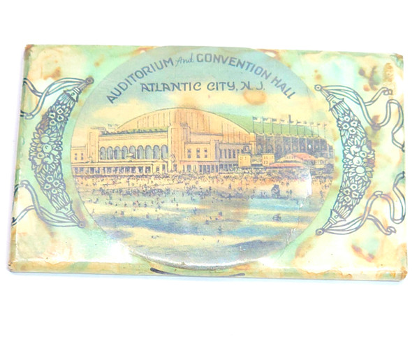 Antique Auditorium Convention Boardwalk Hall Pocket Mirror Atlantic City NJ