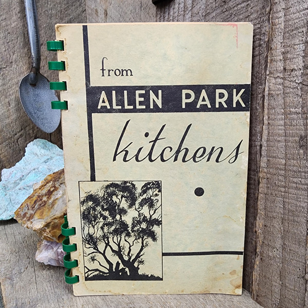 From Allen Park Kitchens Vintage Local Cookbook from Jamestown, NY Recipes Book
