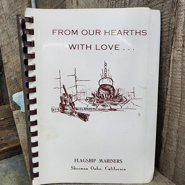 Early 1970s Vintage Flagship Mariners Cookbook Recipe Cook Book Sherman Oaks, CA