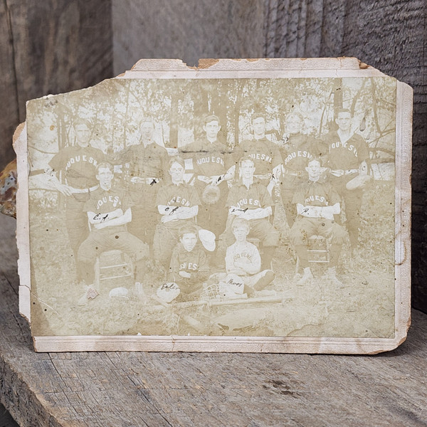 1896 Duquesne University Champions Baseball Team Group Photo Mounted Photograph