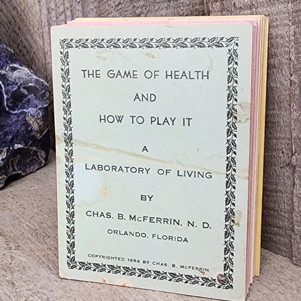 1954 Vintage The Game of Health A Laboratory of Living Game Cards Deck