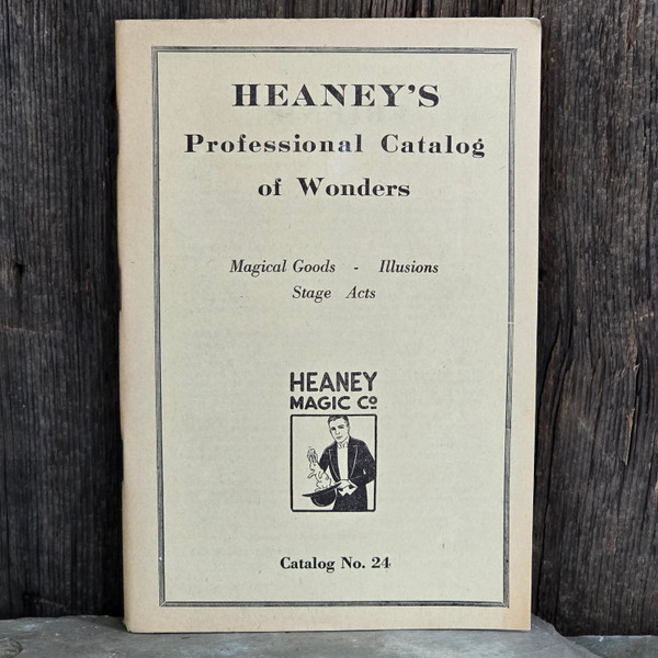 Heaney's Professional Catalog of Wonders Antique Magic Tricks Magician Book #24
