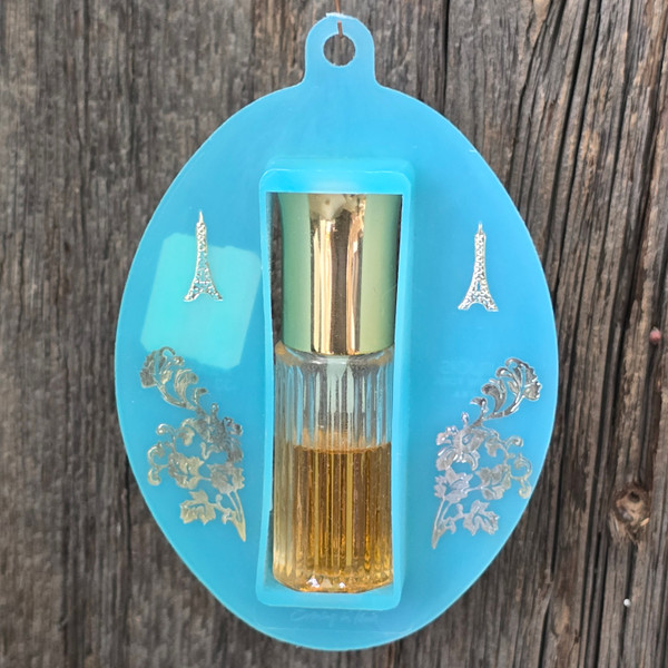 Bourjois Evening in Paris NOS Vintage Mini Perfume Bottle Christmas Ornament