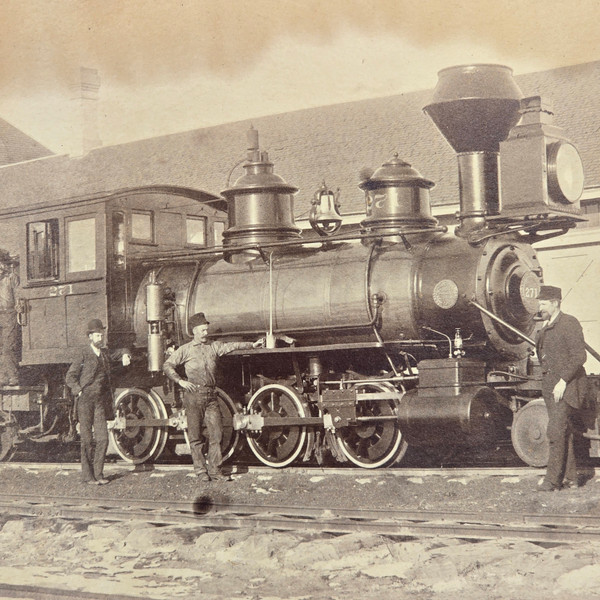 D&RGRW Denver Rio Grande Western Railroad Steam Engine Photograph Train Photo