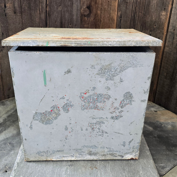 Vintage Insulated Milkman Porch Cooler Milk Box Repainted Delivery Receptacle