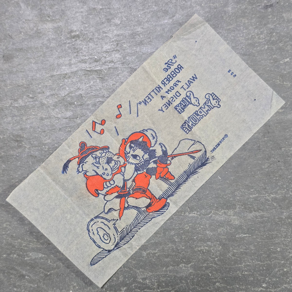 1938 Walt Disney Enterprises Silly Symphony Jitterprint Transfer Robber Kitten