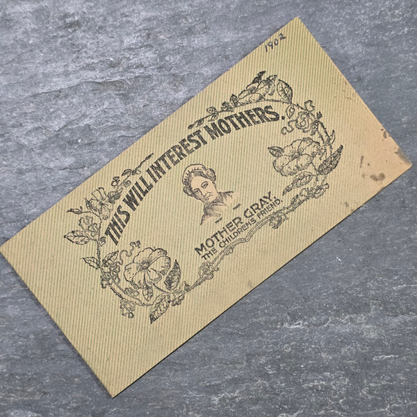 Antique c. 1902 Mother Gray Powders Children's Quack Medicine Advertising Book Antique c. 1902 Mother Gray Powders Children's Quack Medicine Advertising Book