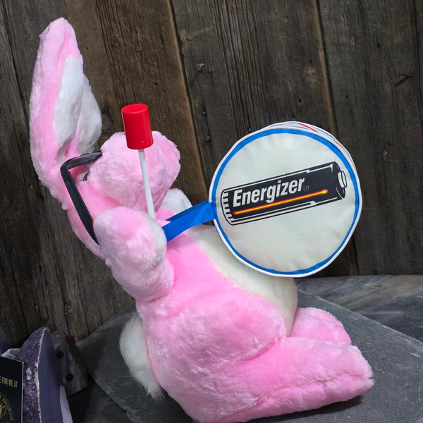 Vintage NOS Energizer Bunny Big 20" Plush Toy Stuffed Animal Advertising Mascot