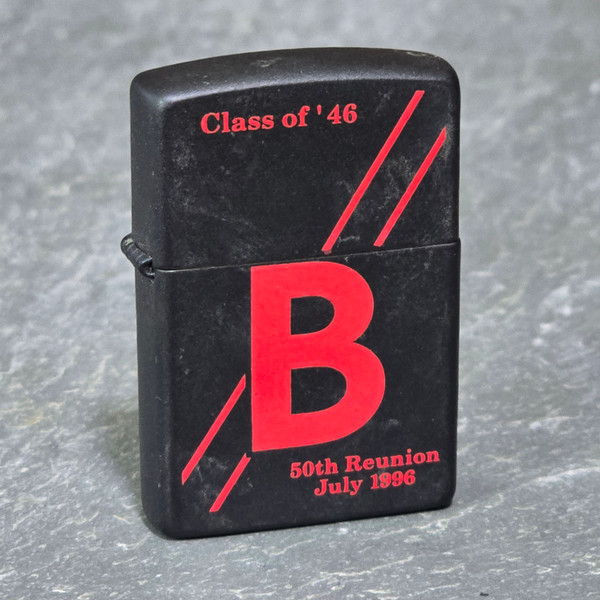 1996 Zippo Ziplight Cigarette Lighter Flashlight Brockway PA School Class 1946