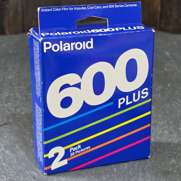 Polaroid 600 Plus Vintage NOS Unused Sealed Instant Camera Film 2 Pack 20 Photos
