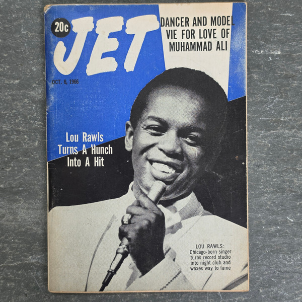 Jet Magazine - October 6, 1966 Vintage Back Issue Lou Rawls Muhammad Ali Article