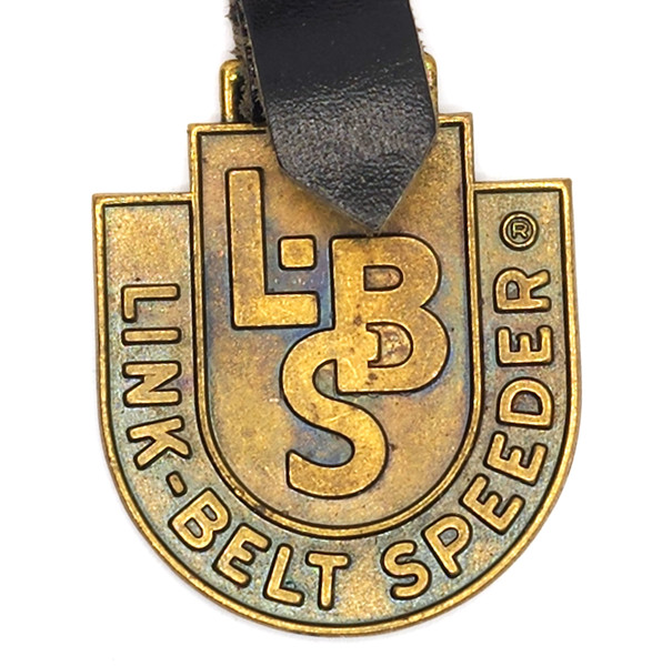 Vintage Link-Belt Speeder American Equipment Co. Advertising Pocket Watch Fob