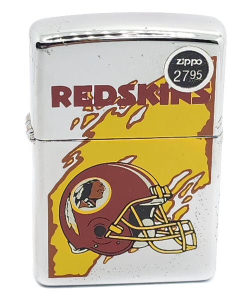 1997 Vintage Unfired Zippo Cigarette Lighter Washington Redskins NFL & Tin Box