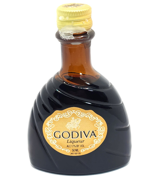 Vintage Sealed Godiva Liqueur Miniature Liquor Bottle Mini Full Nip