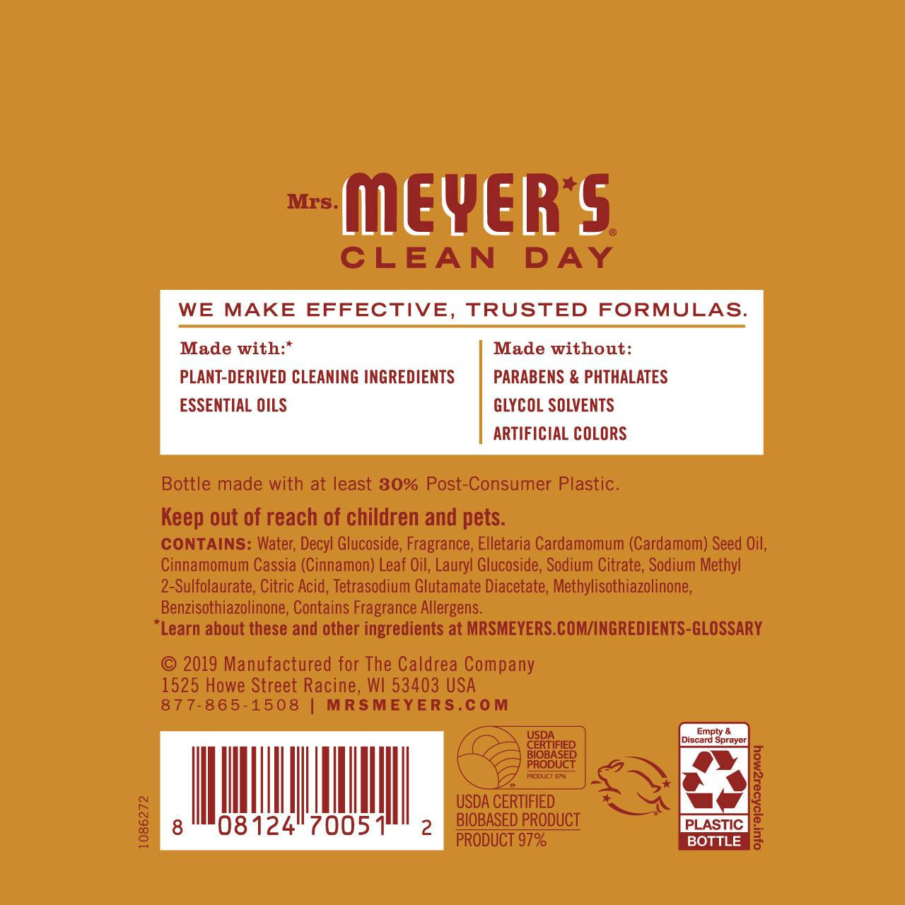 Mrs. Meyer's Apple Cider MultiSurface Everyday Cleaner