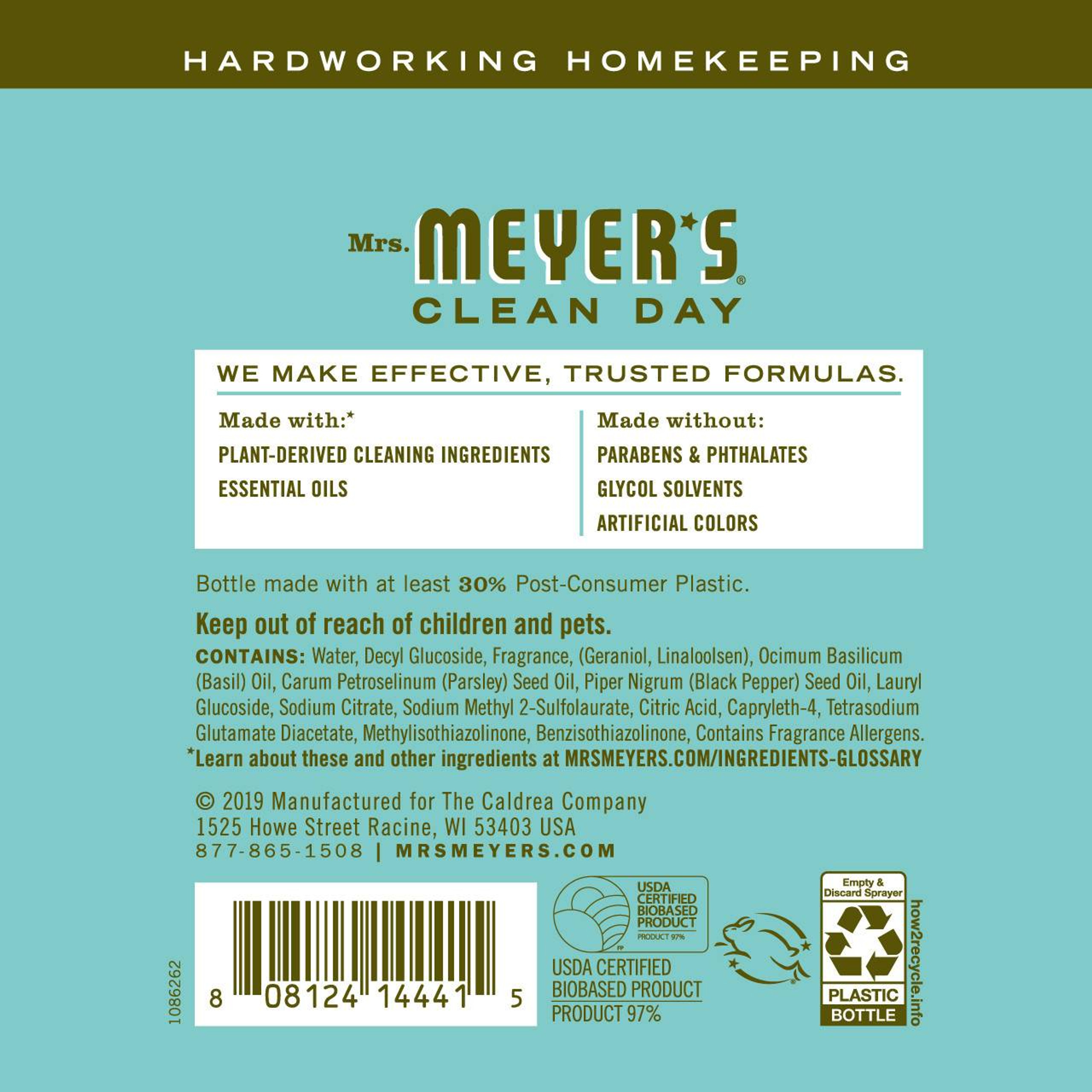 Mrs. Meyer's Basil MultiSurface Everyday Cleaner