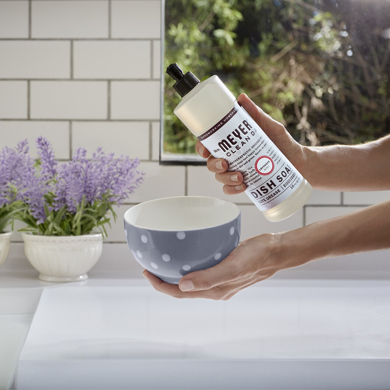 Mrs. Meyer's Compassion Flower Dish Soap