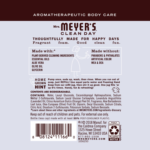 Mrs. Meyer's Lavender Foaming Hand Soap
