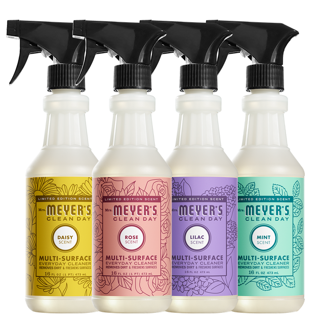 MRS MEYER'S CLEAN DAY, 1 Sapone Liquido Mani + 1 Detersivo Piatti + 1 Spray  Igienizzante Multisuperficie, Fragranza Lavanda con Oli essenziali :  : Salute e cura della persona