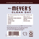 mrs meyers lavender liquid hand soap back label