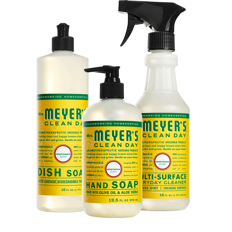 Mrs. Meyer's Honeysuckle Kitchen Basics Set