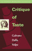 Critique of Taste:  - ISBN: 9780860915652
