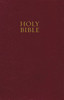 KJV, Pew Bible, Hardcover, Burgundy, Red Letter Edition - ISBN: 9781418543426