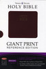 NKJV, Bible, Giant Print, Imitation Leather, Burgundy, Red Letter Edition - ISBN: 9780840713704