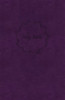 NKJV, Value Thinline Bible, Large Print, Imitation Leather, Purple, Red Letter Edition - ISBN: 9780718075590