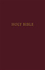 KJV, Pew Bible, Large Print, Hardcover, Burgundy, Red Letter Edition - ISBN: 9780718095444