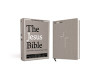 The Jesus Bible, NIV Edition, Cloth over Board, Gray Linen - ISBN: 9780310444671