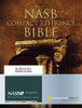 NASB, Compact Reference Bible, Bonded Leather, Burgundy, Red Letter Edition - ISBN: 9780310918868