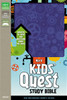 NIrV, Kids' Quest Study Bible, Imitation Leather, Blue - ISBN: 9780310744825