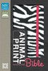NIV, Animal Print Collection Bible: Zebra, Imitation Leather, Black/White - ISBN: 9780310742272