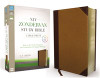 NIV Zondervan Study Bible, Large Print, Imitation Leather, Brown/Tan - ISBN: 9780310438298