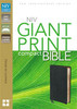 NIV, Giant Print Compact Bible, Giant Print, Premium Leather, Black - ISBN: 9780310426486