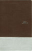 NIV, Couples' Devotional Bible, Imitation Leather, Brown/Silver - ISBN: 9780310438168