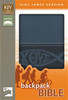 KJV, Backpack Bible, Imitation Leather, Blue - ISBN: 9780310745457