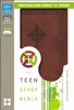 NIV, Teen Study Bible, Compact, Imitation Leather, Brown - ISBN: 9780310746355